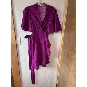 Jane Wood Paris Wrap Dress Sz 6‎